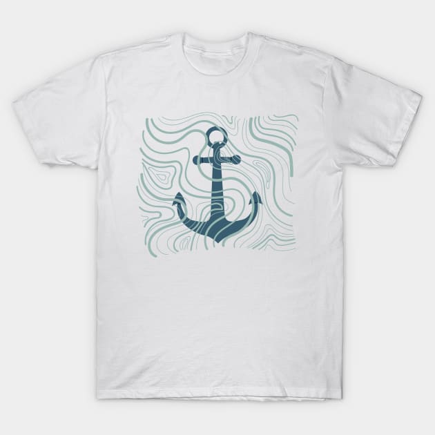 Nautical Anchor T-Shirt by LittleMissy
